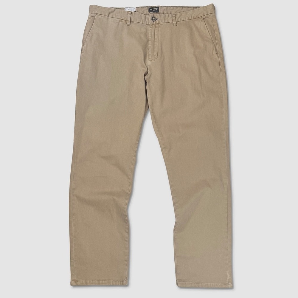 Billabong The 73 Chino Pants - NWT Mens Size 38 x 32 Tan - #49493-J8